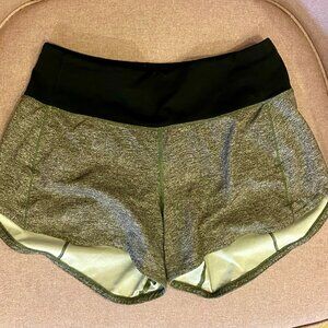 Speed Up Mid-Rise Short 4" Heather Lux Multi Black/Black